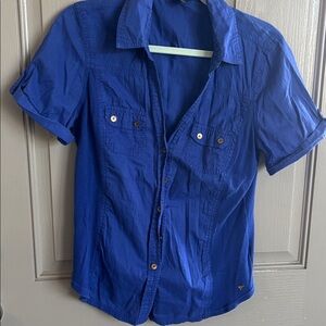 Guess button down blouse